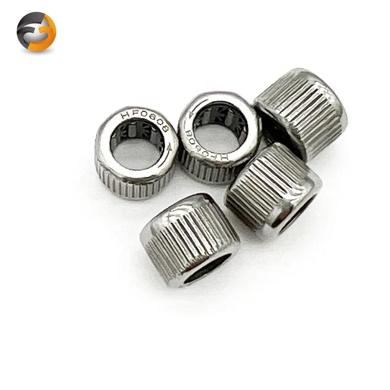 Higher Performance Miniature One-way Clutches Bearing HF0608 Full Knurled Needle Rolller Bearing HF0608 6x10x8mm