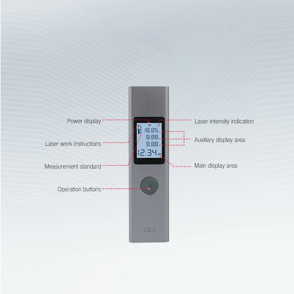 ATuMan Duka Oem Factory Wholesale Intelligent Digital Laser Rangefinder 40M High Precision Laser Distance Meter