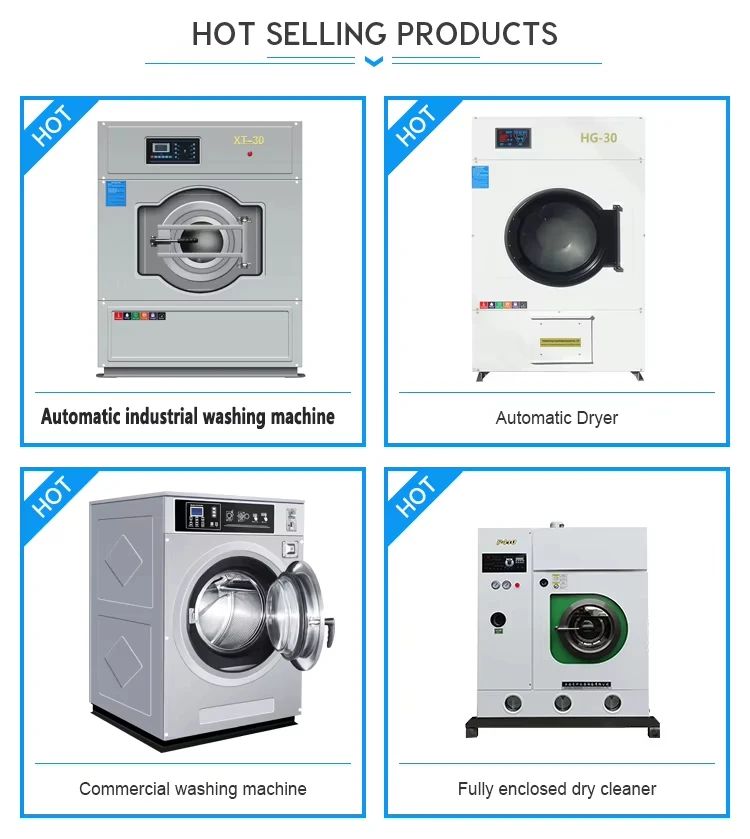 Favorable price Light Commercial Ball Dry Cleaners Front Loading Automatic Commercial Washing Machine