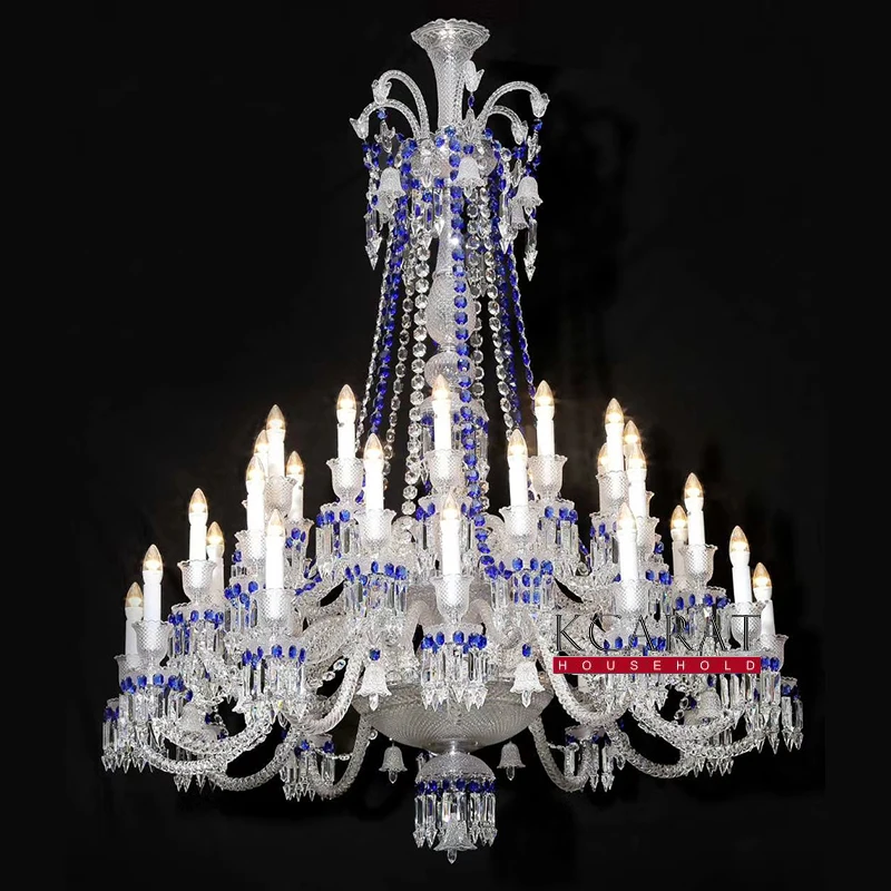 36 lamps Luxury  Chandelier crystal chandelier French style  Indoor Decorative chandelier  LED Light for hotel