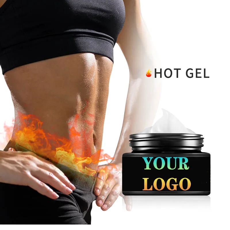 private label 100g natural body gel anti cellulite face waist slimming cream