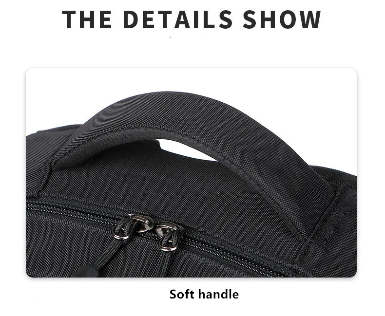 Business Travel Anti Theft Durable Computer Bag  with USB Charging Port Water Resistant College School Laptops Backpacks for Men