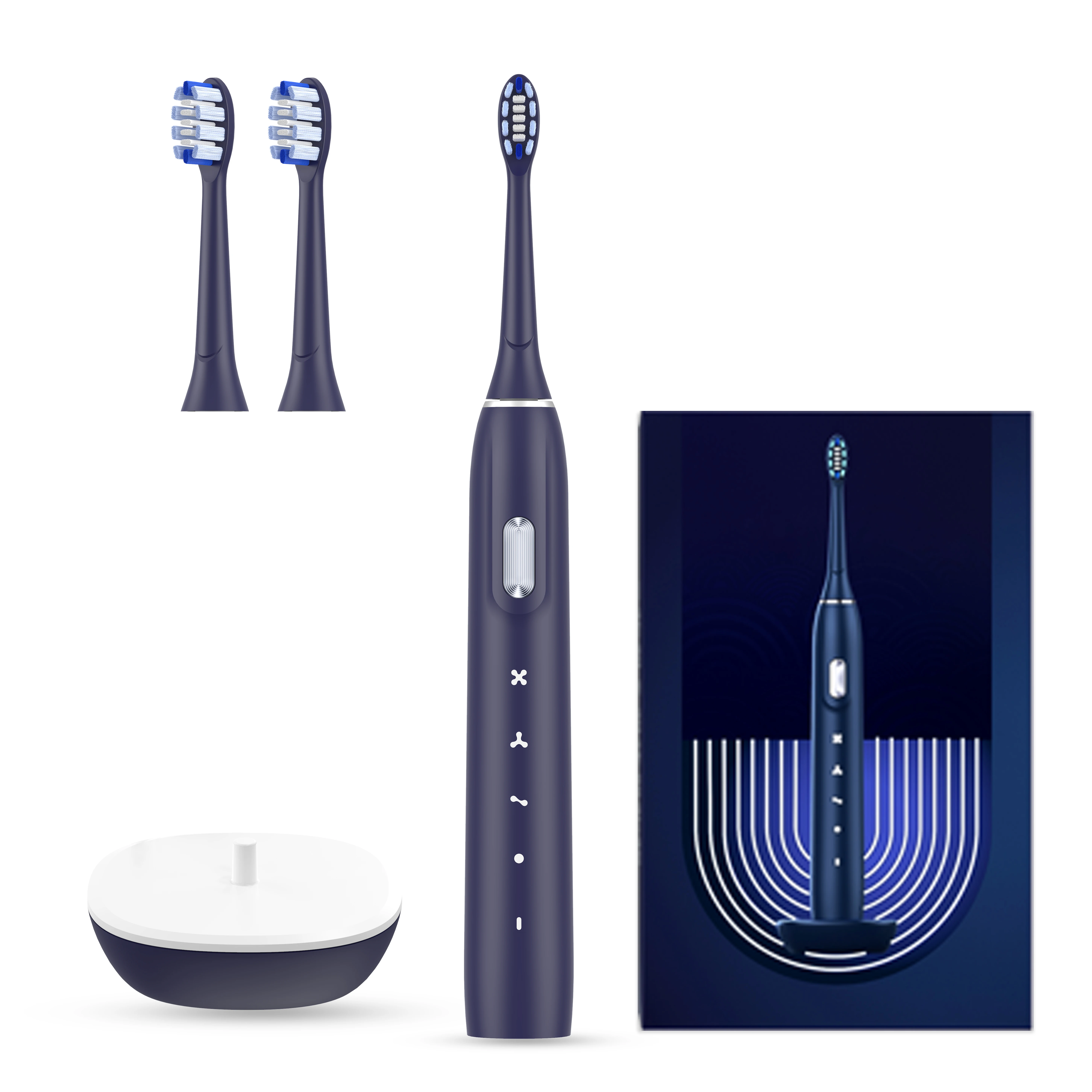 Yyr Hot Sale Wireless Electric Toothbrush Electric Toothbrush Pressure Sensor Sonic Electric Toothbrush