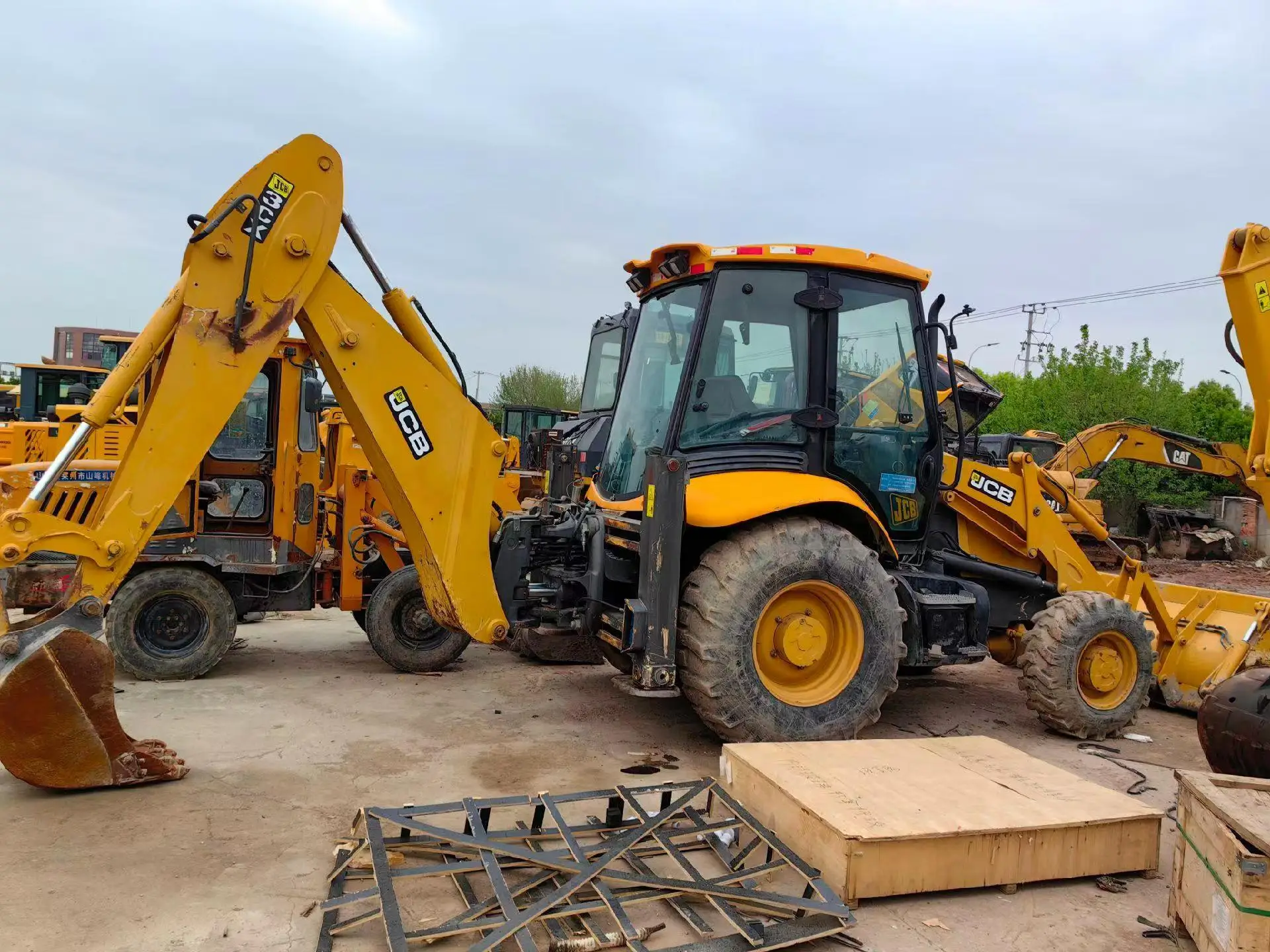 popular Fast Shipping Earthwork Machinery Low cost Usd JCB 4CX Used backhoe loader Secondhand JCB 3CX  IN STOCK