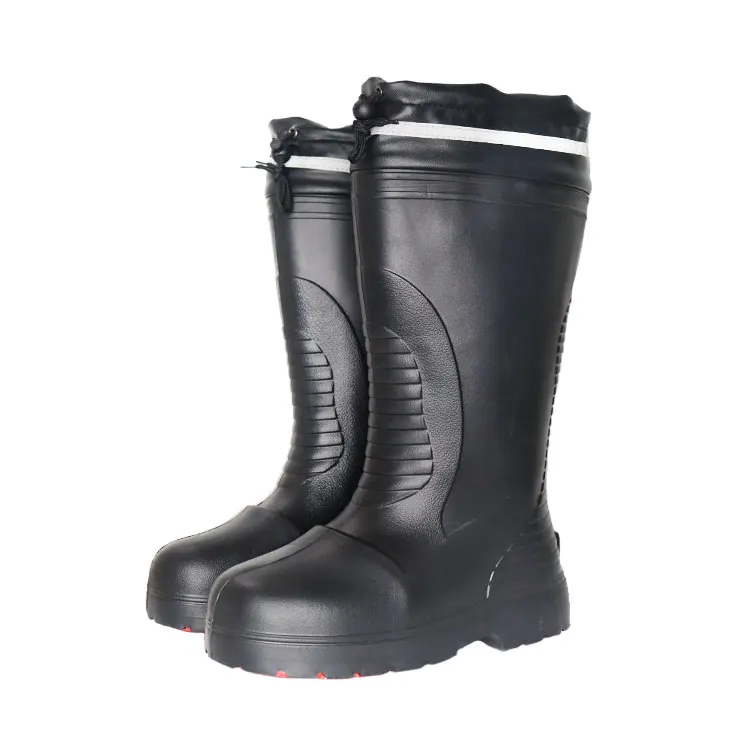 Good Quality Thermal Winter Knee-High Winter Protection Warmly Comfortable Workers Men Rain Boots