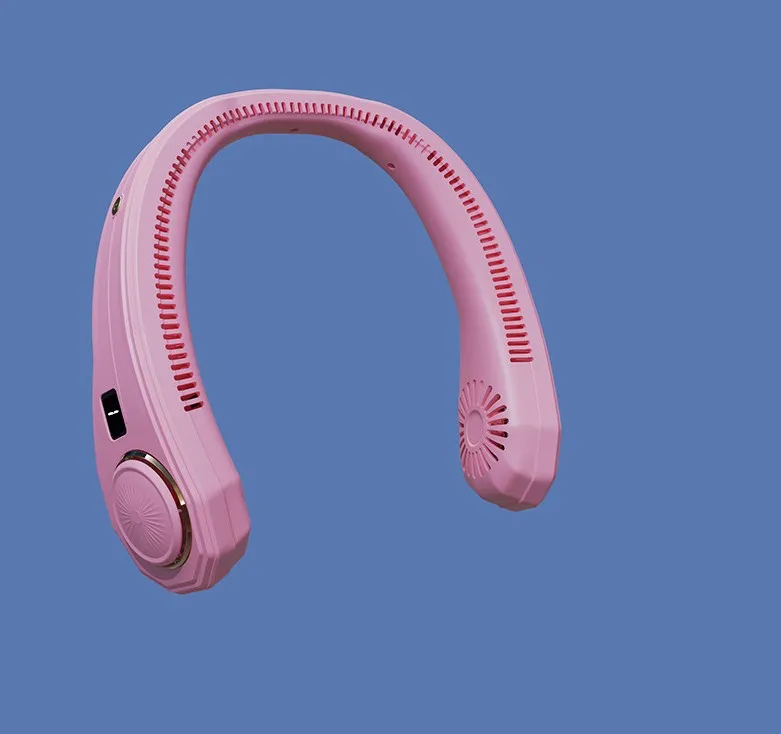 Portable Neck Fan,Hands Free Bladeless Fan 3 Speeds Adjustment Rechargeable USB Powered Neck Fan for Outdoor Indoor