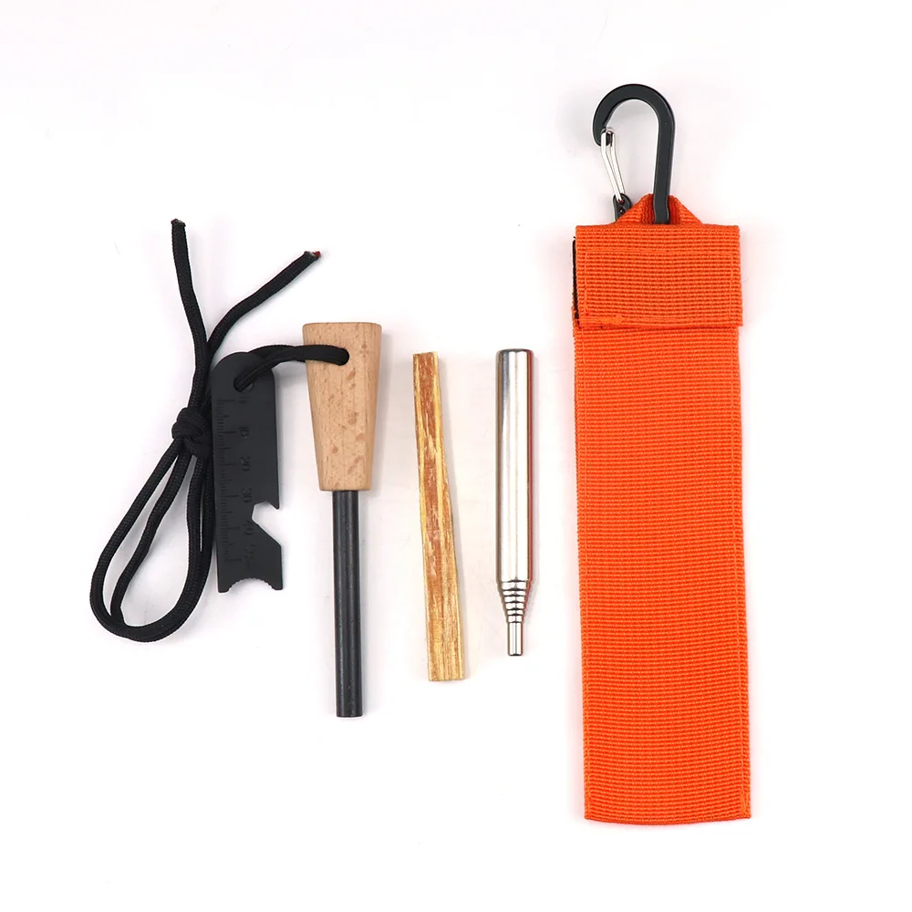 Wholesale Outdoor Camping Flint Stone Emergency Friction Magnesium, Fire Starter Lighter, Durable Wholesale Fire Starter Kit