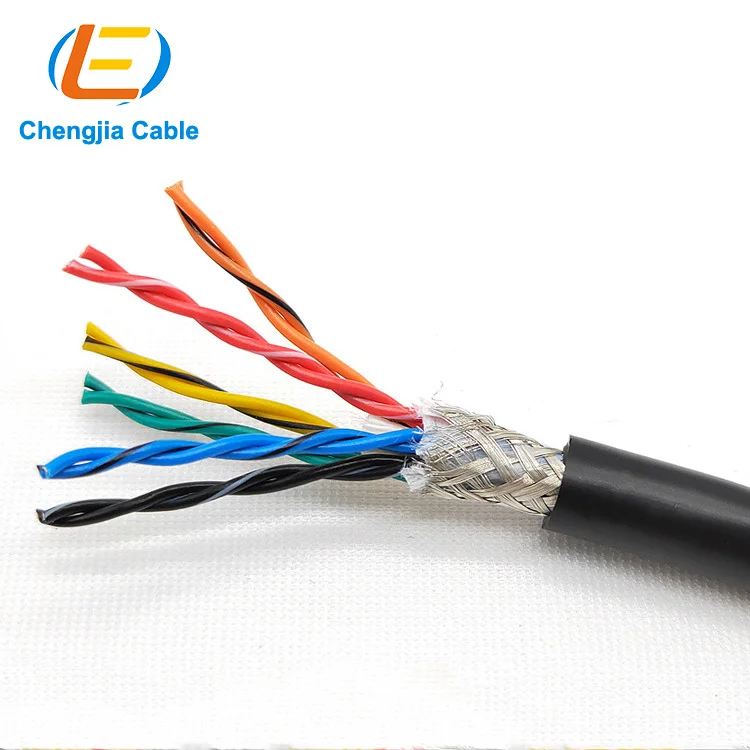 YY506 2X2X0.3 (22AWG)Yaskawa Electric Encoder Cables AC Servo Motor Encoder Feedback Cable Mitsubishi Servo Motor Power Cable