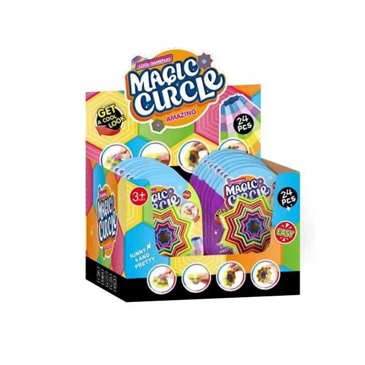 Лидер продаж 2022 игрушка для пальцев 3D сенсорный Радужный волшебный круг новые тенденции фиджет-игрушки детей снятие стресса 3d