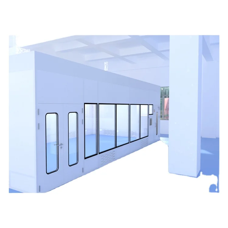 Beauty PLC Controlled Air Conditioning System ISO Class 7 Modular Design Clean Room for Injection Dust Free Workshop
