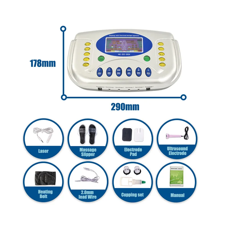 Combination Therapy Digital TENS Machine Full Body Pain Relief EMS Electrotherapy Smart Massager