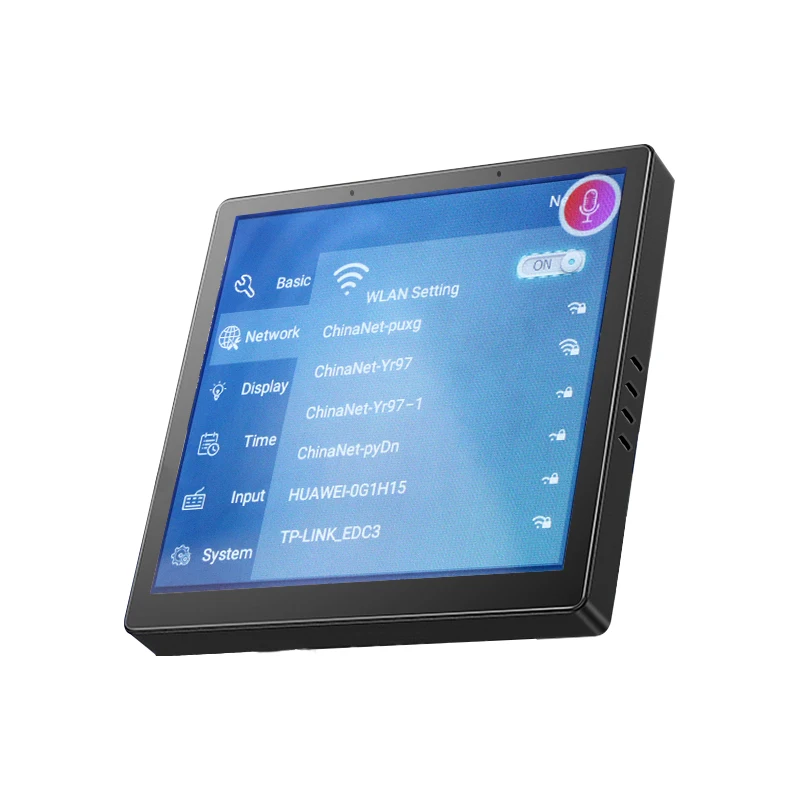 Smart home 4 inch in wall touch panel android monitor with RS485