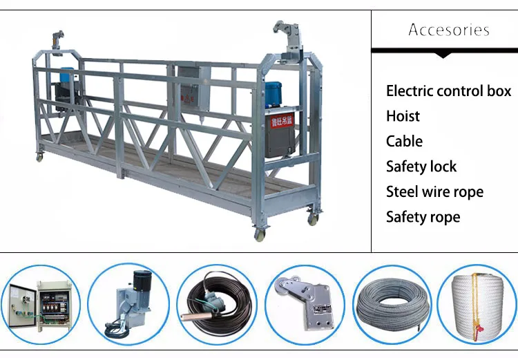 Construction Scaffolding Double Mast Climb Work Platform 200