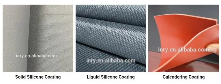 Silicone rubber coated fiberglass cloth for car airbag carbon fiber