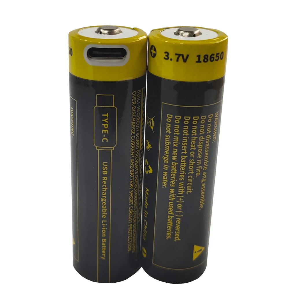 Кнопка 18650 2500 мАч 3 7 В с USB-C розеткой Type-c5V литий-ионный аккумулятор для вентилятора мощный фонарик радио беспроводной микрофон