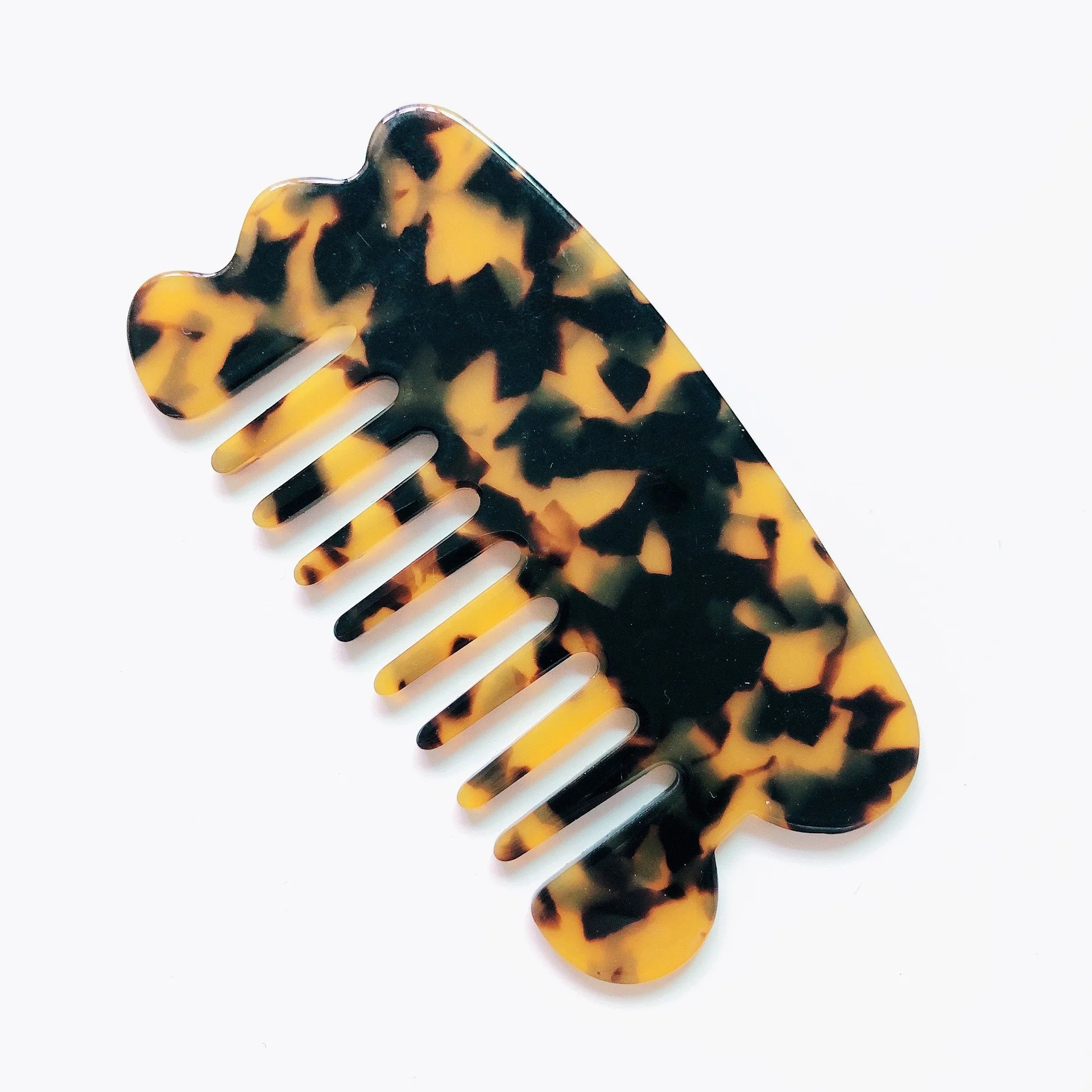 Wholesale Tortoiseshell Modifying Messy Anti Static Round Hair Combs Acrylic Plastic Resin Acetic Acetate Massage Comb