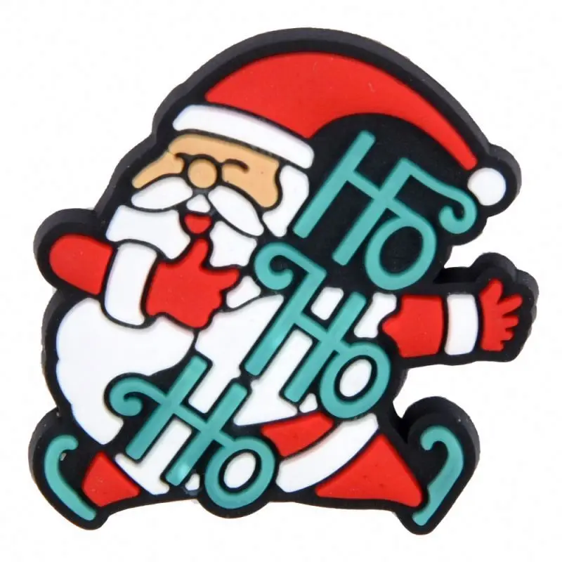 Wholesale Happy Winter Theme Snowflake Glove Snowman PVC Shoe Charms Sandals Wristband Decoration Charms for Christmas Gifts