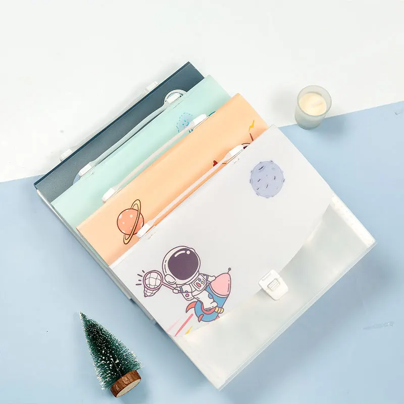 30cm waterproof  A4 storage bag documents pouch PP  information pack  expanding file organ bag Multilayer package