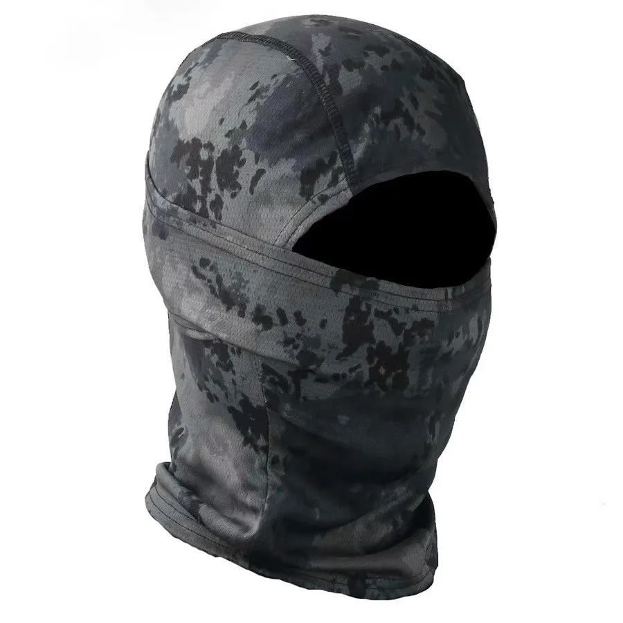 2024 Ski bike full face cover Winter neck warmer head bike windproof bandana scarf Camo hunting tactics Balaclava
