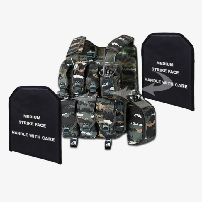 Изготовленная на заказ пуленепробиваемая керамическая тарелка Sturdyarmor класса Iv, пуленепробиваемая керамическая пуленепробиваемая тарелка Uhmwpe