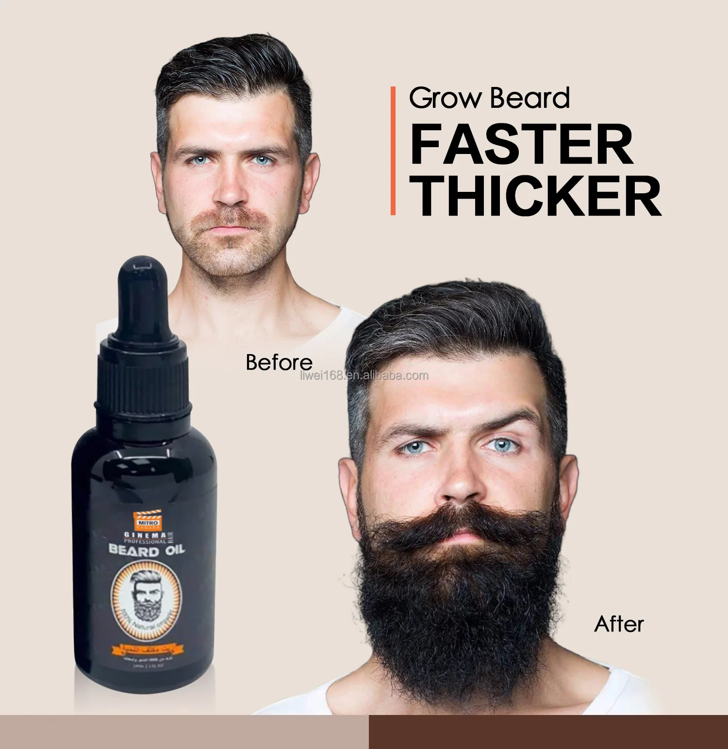 Wholesale Beard Care Oil Professional Beard Care Products Natural Argan Oil Beard Care Essential Oil 30ml For Home Use