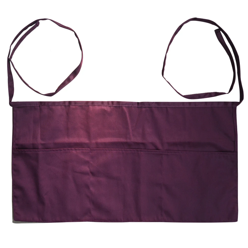  Fashion customize cotton bust apron waist of high grade with two pocket design for barber or coffee