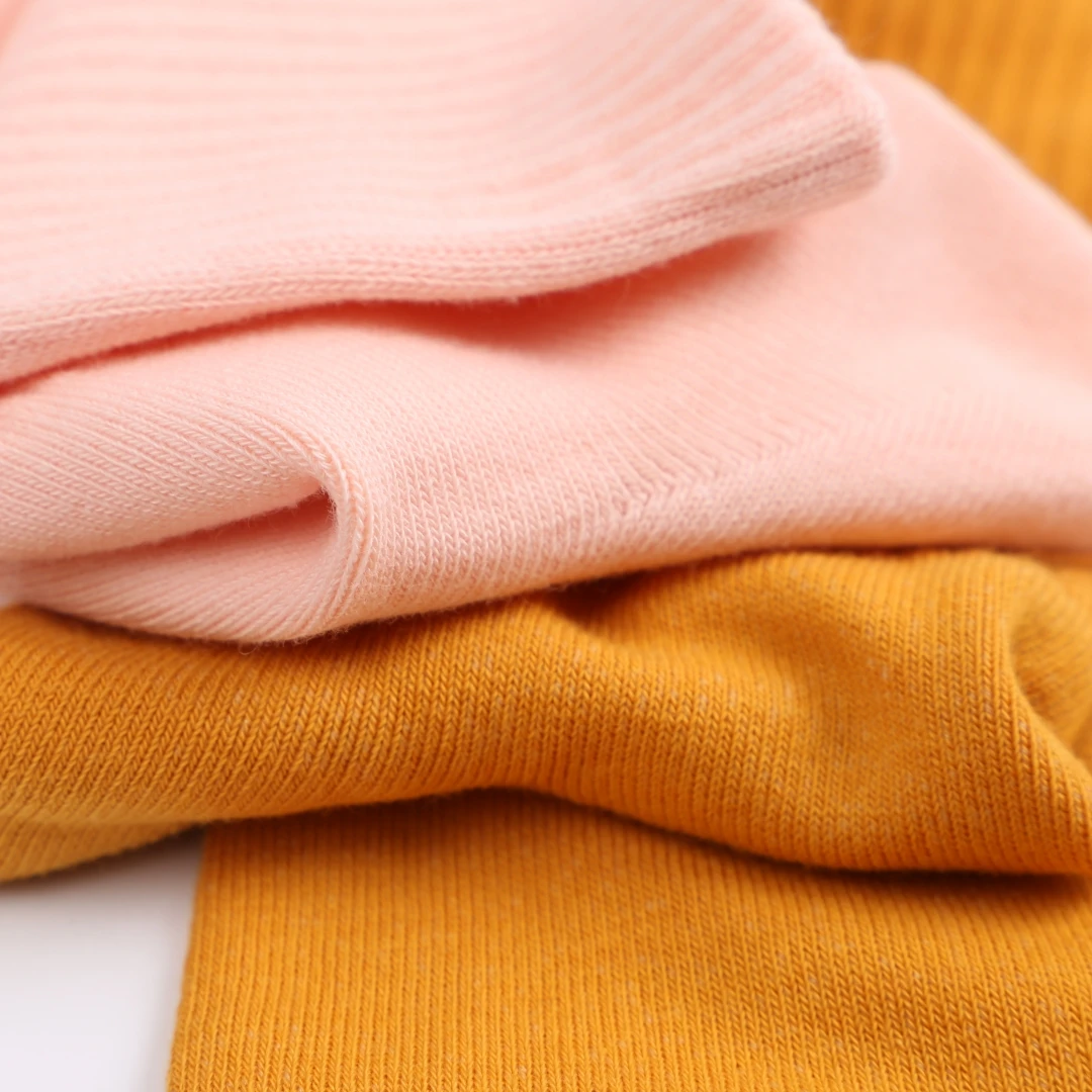 SURE Girls and Students Solid Color Stretch Athletic Socks Comfortable Casual Cotton Long Socks for Women Standard Knitted Crew