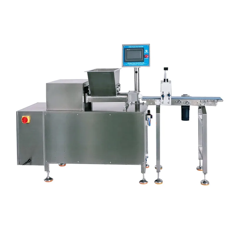 Industrial Automatic P308  protein dates bar extruder machine with servo motor cutter