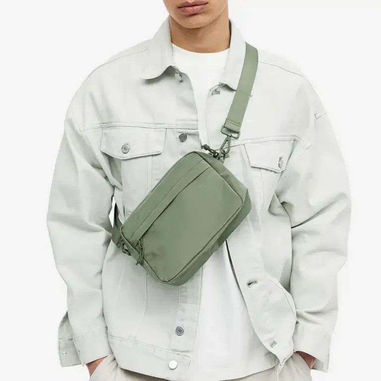 Men Women Custom Small Casual Sling Shoulder Chest Messenger Nylon Camera Cross Body Bag With Logo