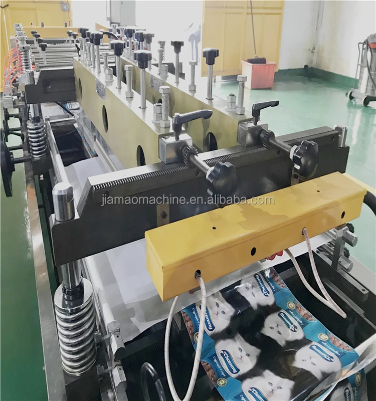 Self close plastic bag making machine polythene side sealing zipper machines