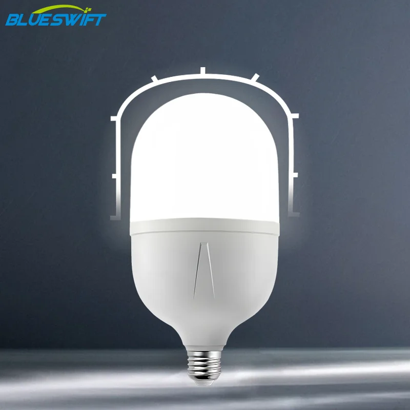 Factory Price 3000K 4000K 6500K IC Drive E27 PC Led Bulb Light For Workshops Livingroom Bedroom