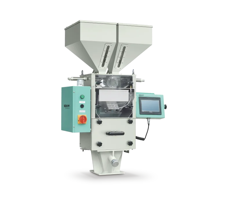 vertical plastic gravimetric dosing system for injection molding machine granules loading