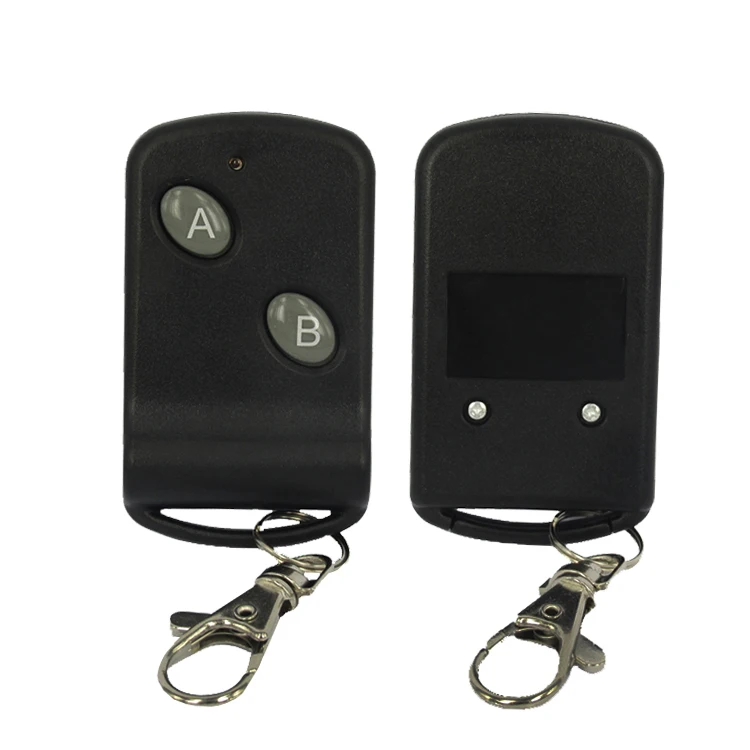 DC12V 2 Buttons Universal Led Lamp Learning Code Garage Electronics Door Gate Opener RF Wireless Remote Control