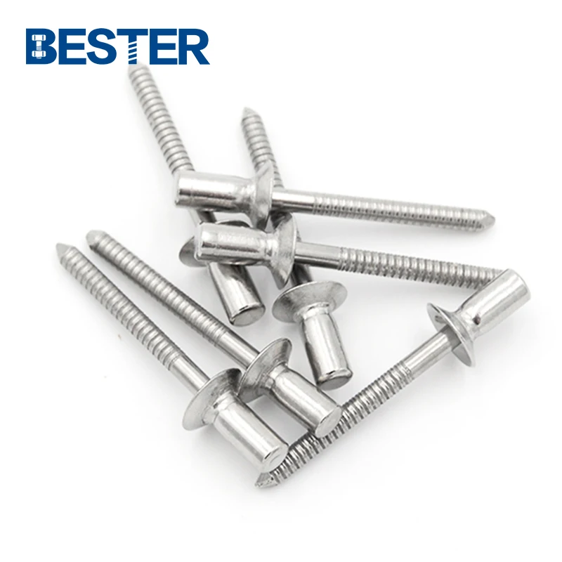 SS304 316 stainless steel Closed End Waterproof boat sealed flat Countersunk Head Blind Pop Rivet