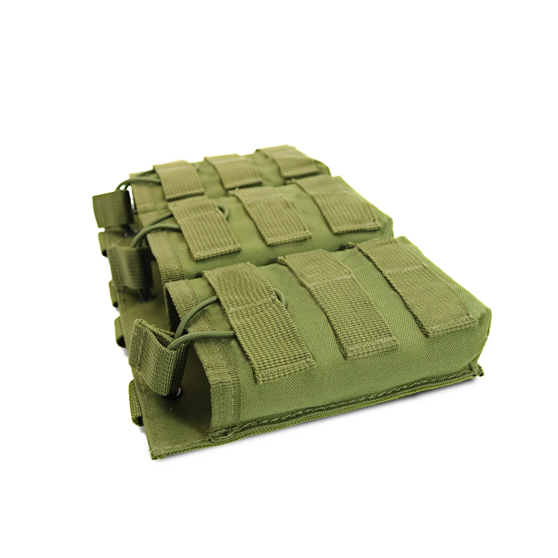 Тактический Molle Mag Pouch с открытым верхом тройной штабелер 5 56 7 62 Сумка-держатель для магазина M4 M14 G36