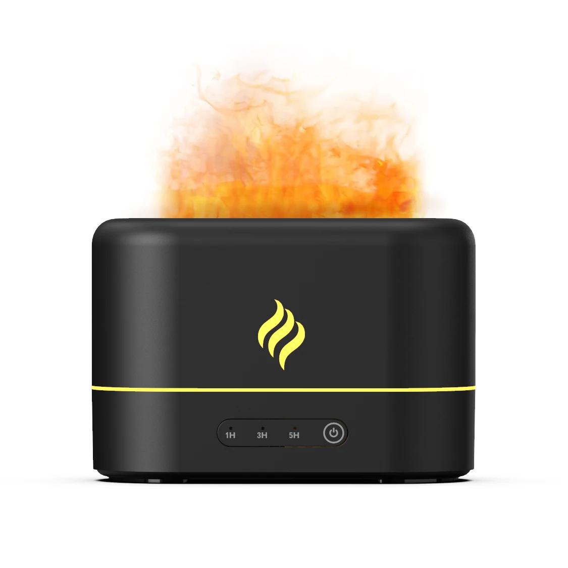 Simulation Flame Mist Humidifier Usb Aroma Diffuser Flame Night Light Aromatherapy Diffuser 3d Flame Fragrance Diffuser