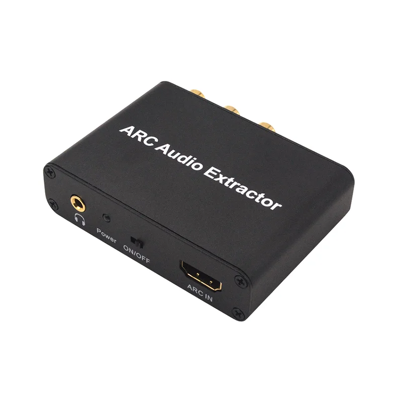 ARC Audio Extractor HDMI Audio Adapter with Digital Optical TOSLINK SPDIF Coaxial and Analog 3.5mm L/R Stereo Audio