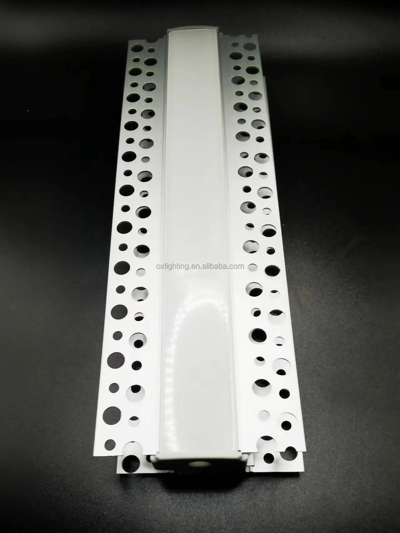 Gypsum Plasterboard Plaster Led Channels Housing Round Perfiles Led Perfil Aluminio Led Extrusion Plaster In Led Profile