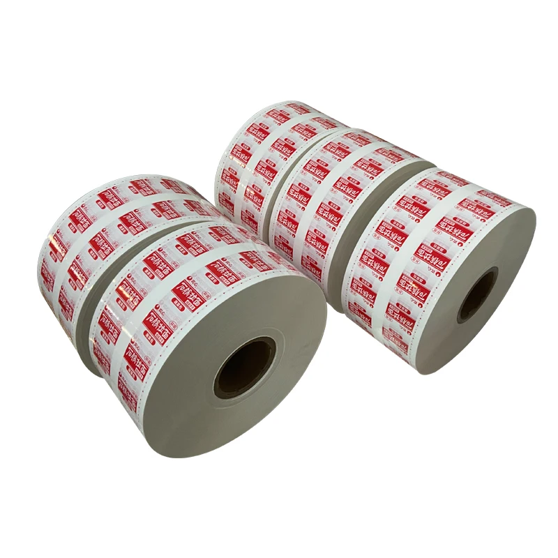 Небольшая упаковка сахарных палочек на заказ, сворачивающаяся упаковка для пищевых продуктов, БОПП упаковочная пленка, рулоны для упаковки жидкости