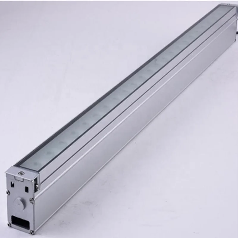 Гучжен (7 летним заводом бесшовный стык 1000 мм бар стены здания 36 Вт RGB контройлер с управлением dmx линейный светодиодный настенный светильник новой уникальной технологией рассеивания для землю