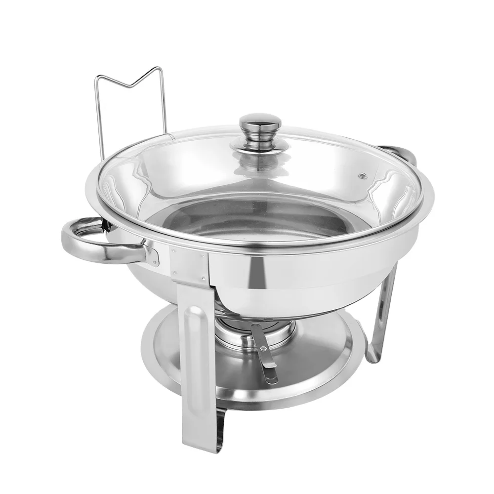 Factory Supplies Golden Chafing Dishes Chafer Dish Buffet Set With Hanger Stainless Steel Food Warmer Bulk Mini Chafing Dish