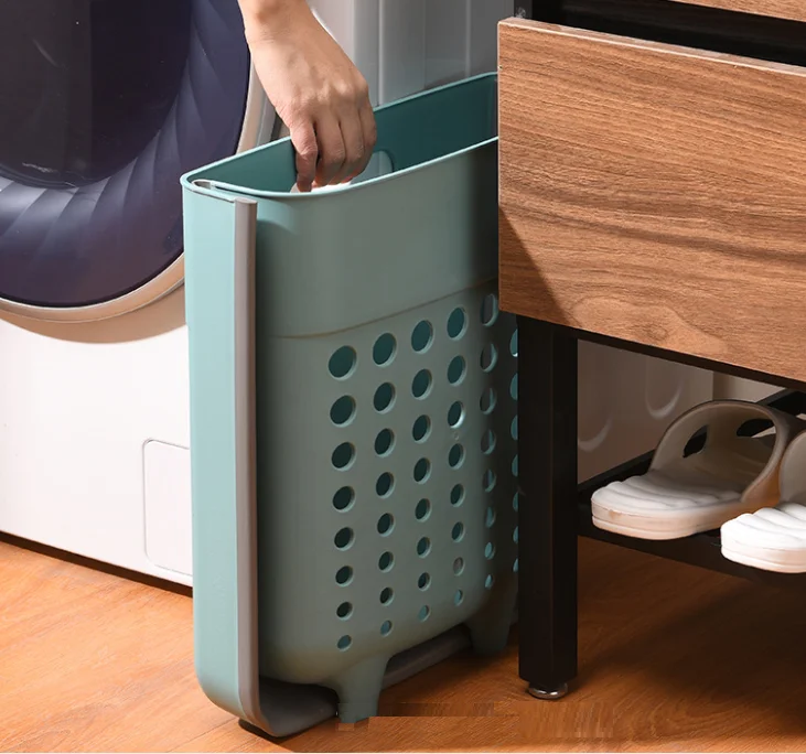 Collapsible Laundry Basket Hanging and Foldable Laundry Basket Dirty Clothes Basket