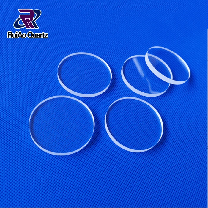 Высококачественная технология, круглая прозрачная кварцевая пластина, пластина из кварцевого стекла, прозрачная стеклянная пластина