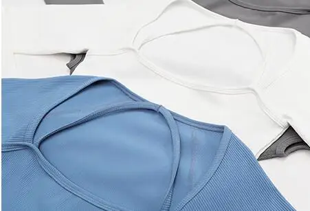 Yoga Sets Women Sportswear Suit Two Piece Set Long Sleeve Crop Top Short Leggings Workout Clothes High Waist Gym Wear C14301