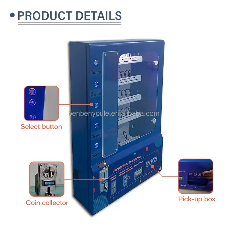 GuangZhou Manufacture Wall-mounted Mini Vending Machine Cigarette Tobacco Dispenser Small Vending Machine