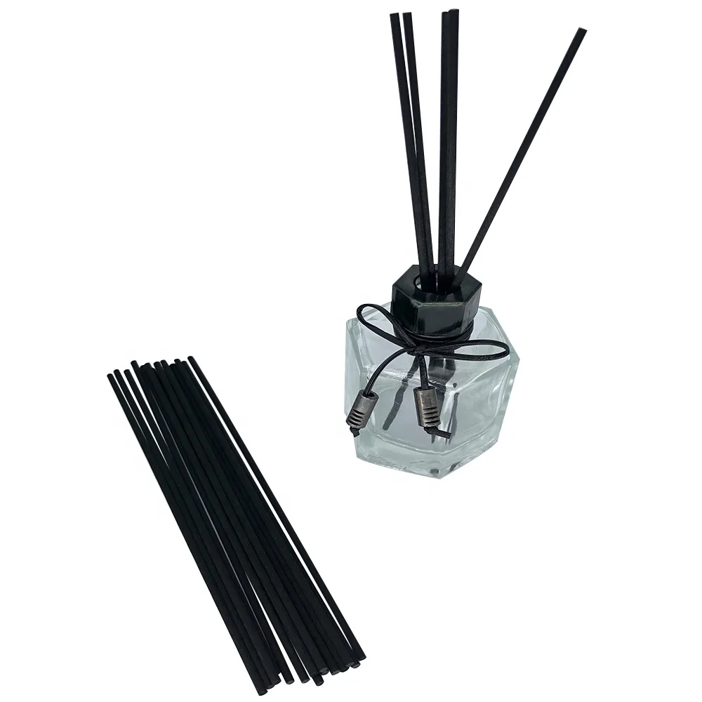 Multicolour Reed Rattan Diffuser Sticks Fragrance Fiber Stick Custom Color Black Diffusion Fragrance Stick