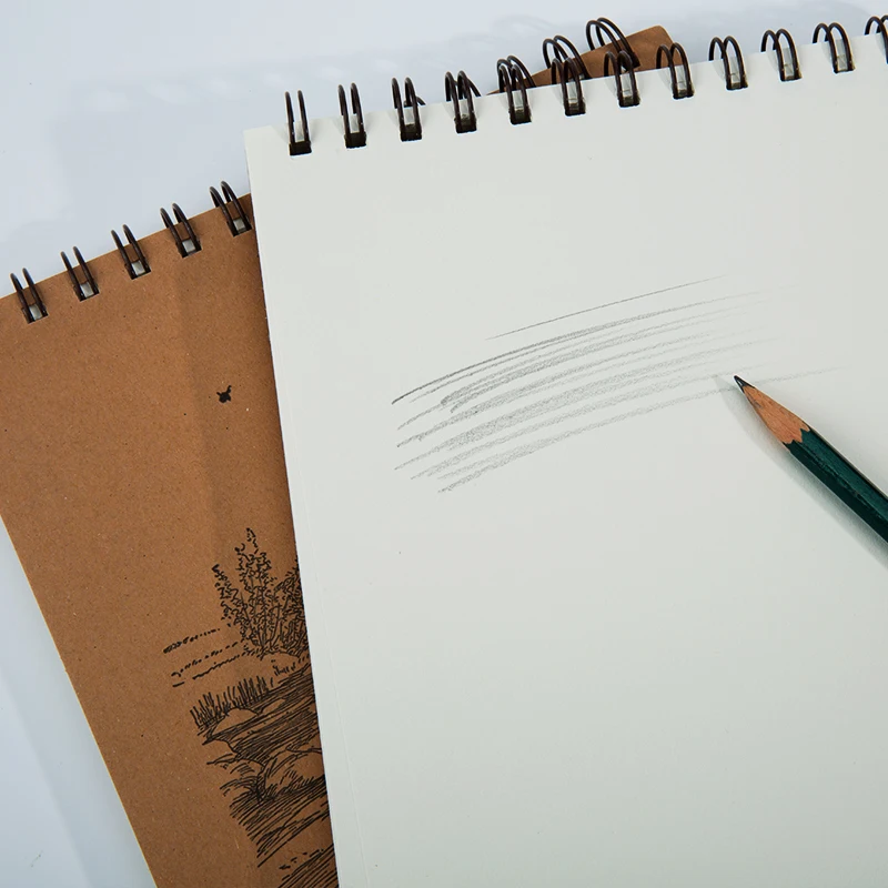 custom hardcover spiral  blacid freeank drawing book sideways strathmore 300 series bristol sketchbook