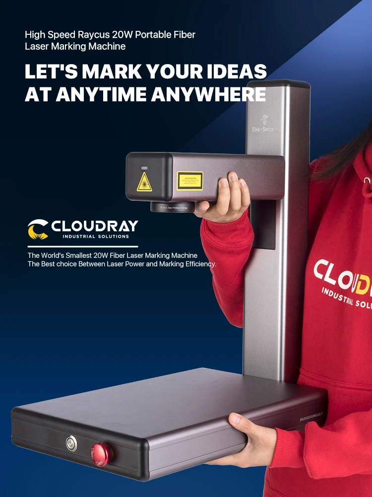 Cloudray BD62 ручной Co2 волоконно-лазерный маркировочный станок низкая цена 20