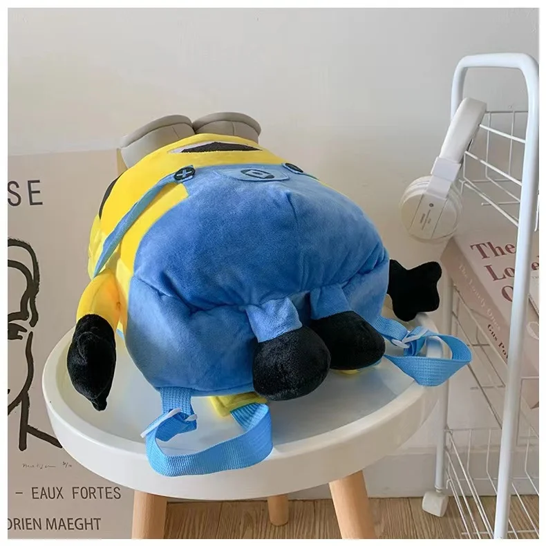 Minion Plushie Toys Bob Kevin Stewart Minion Plush Dolls Lovely Movie Yellow Figure Stuffed Toy Backpack