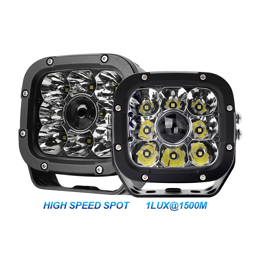 
New Arrived Customized led pod light Lux@1500m Spot 50W Off Road Mini Laser 5 inch Spotlight Laser Led Driving Lights 